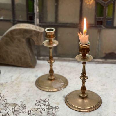 Подсвечник Тюльпан 17 см бронза