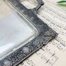 Поднос прямоугольный с ручками 49 см мельхиор Франция