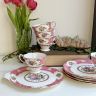 Чайная пара Royal Albert Lady Carlyle 200 мл Tennis plate  Англия 