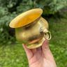 Кашпо 10 см латунь