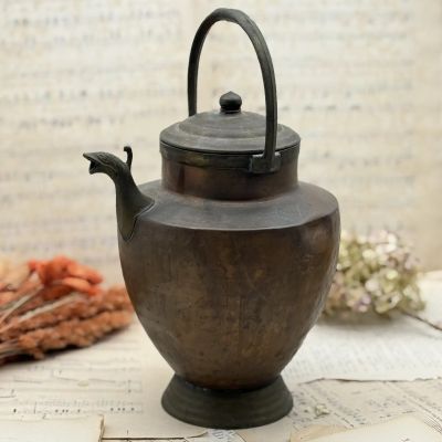 Кувшин ибрик с ручкой 31 см медь латунь 