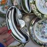Соусник на край тарелки 16 см сталь
