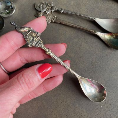 Ложка чайная 12,5 см Цапля мельхиор