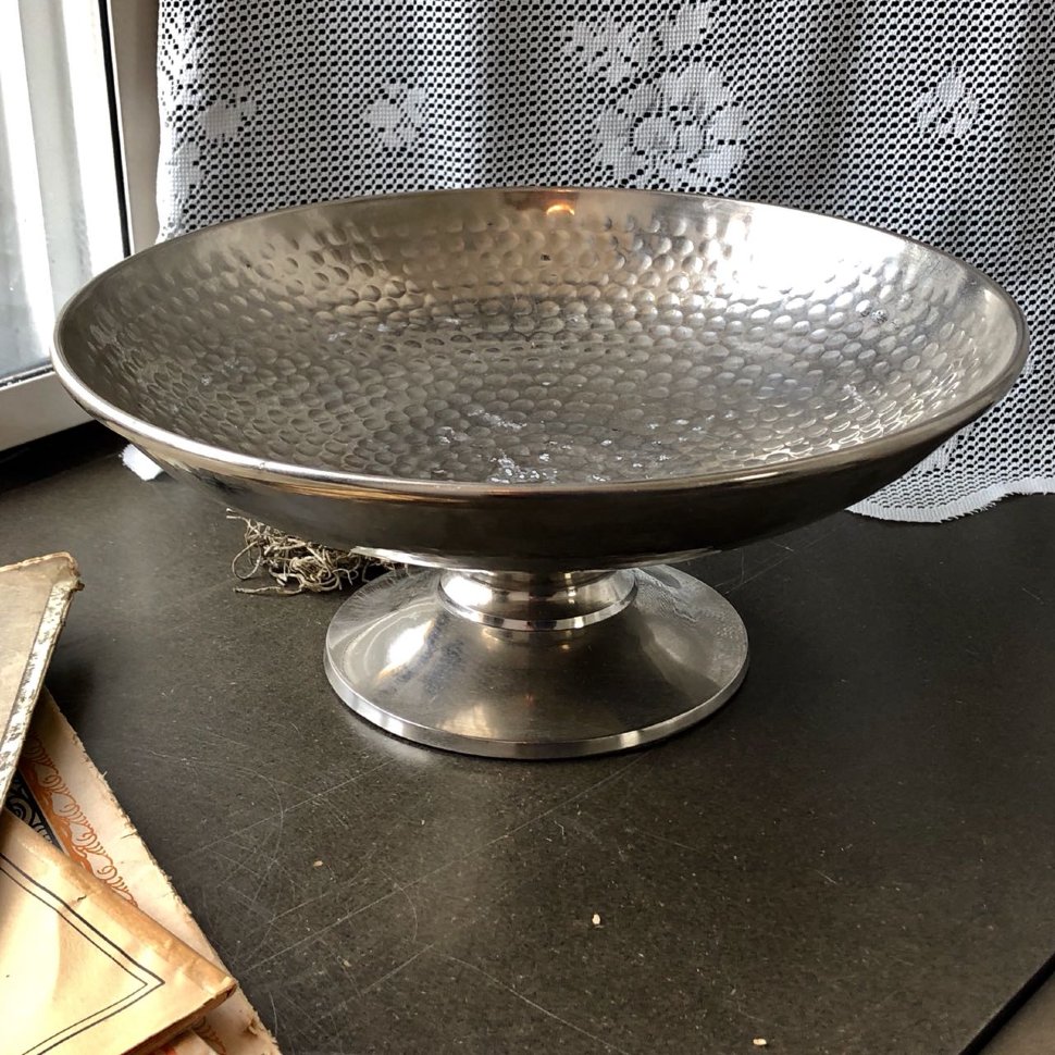 Фруктовница 31 см на ножке Ручная работа Германия