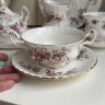 Бульонная пара Lavender Rose Royal Albert 1961 г. 300 мл Англия  