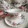 Бульонная пара Lavender Rose Royal Albert 1961 г. 300 мл Англия  