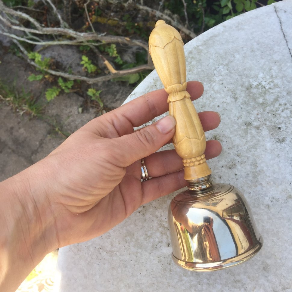 Колокол большой с ручкой из бакелита