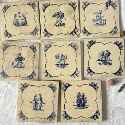 Плитка изразец Delft Лес 12х12 см Голландия