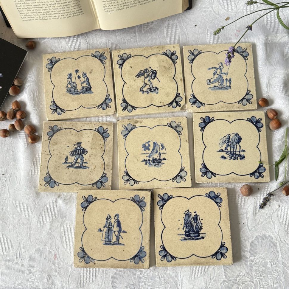 Плитка изразец Delft Лес 12х12 см Голландия