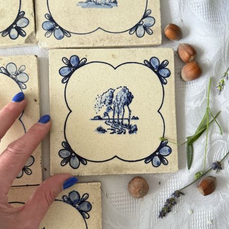 Плитка изразец DELFT Лес Голландия