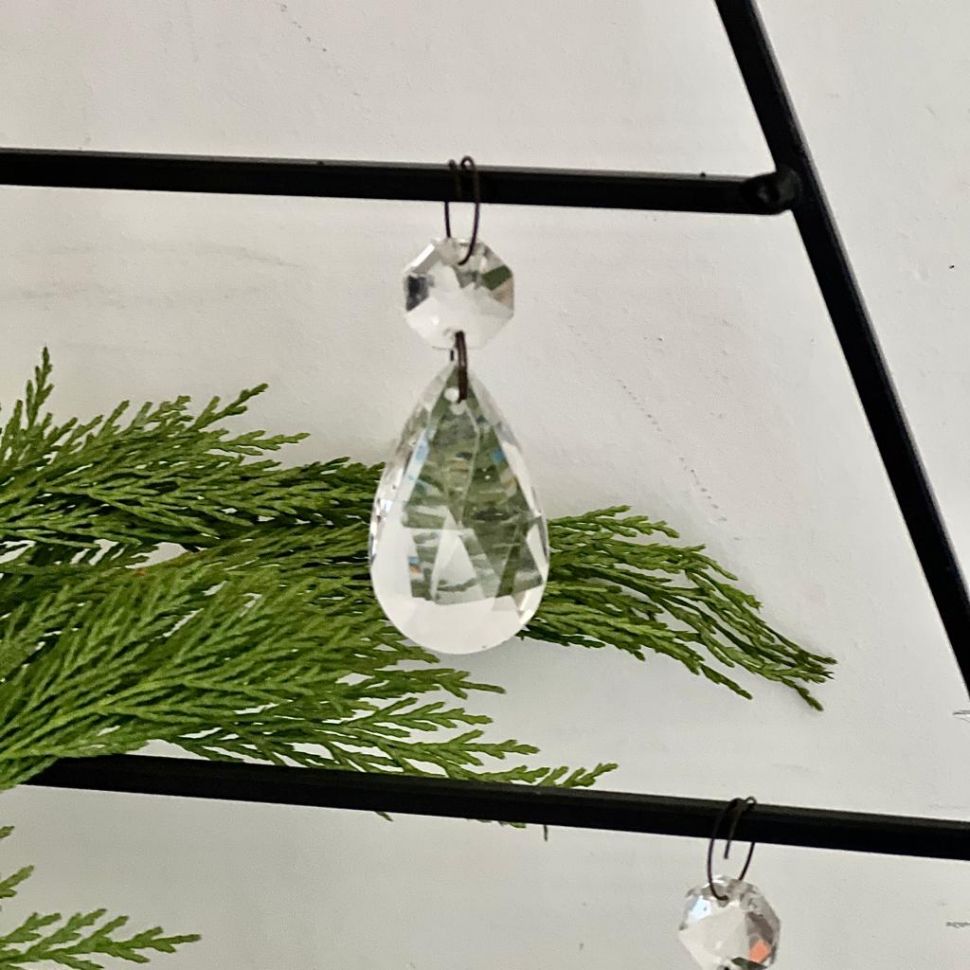 Подвес хрусталик 8 см Капля
