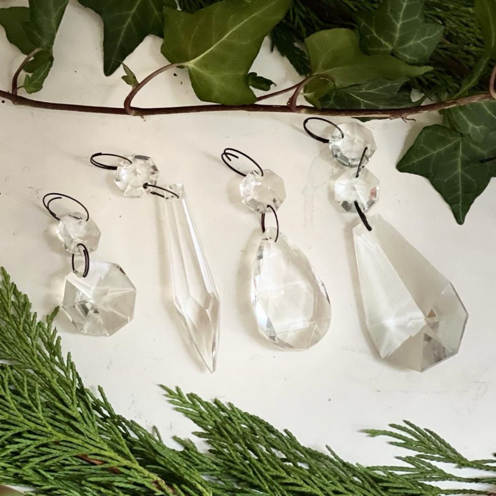 Подвес хрусталик 8 см Капля