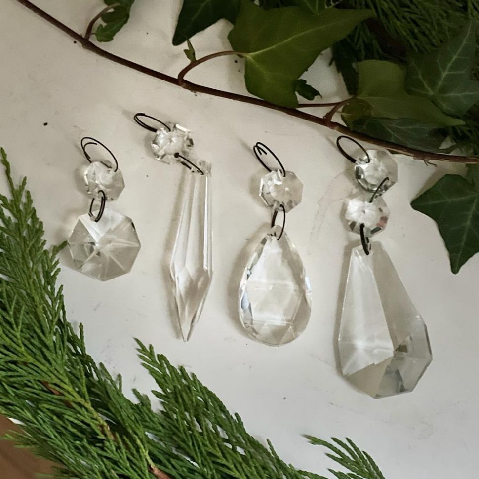 Подвес хрусталик 8 см Капля