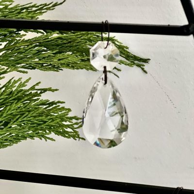 Подвес хрусталик 8 см Капля 