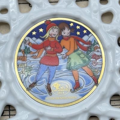 Подвес Звезда рождественский мотив 8 см Hutschenreuther Германия