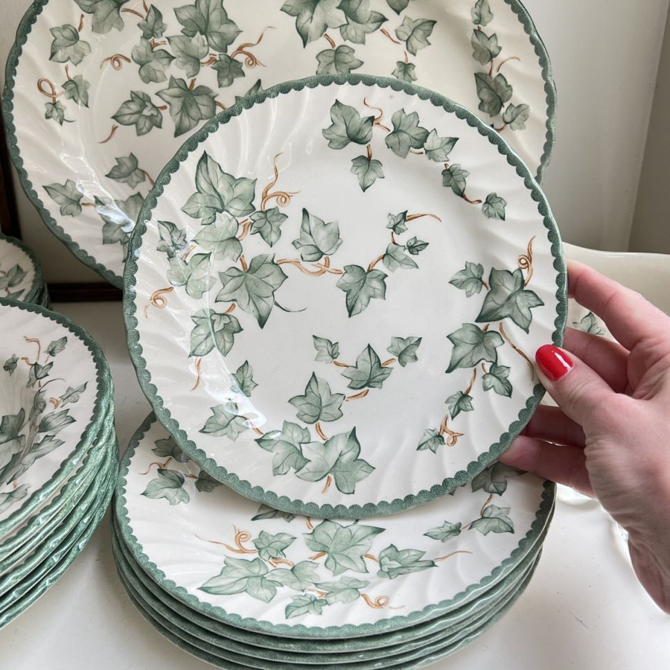 Тарелка Barratts Плющ 20 см фарфор Англия 