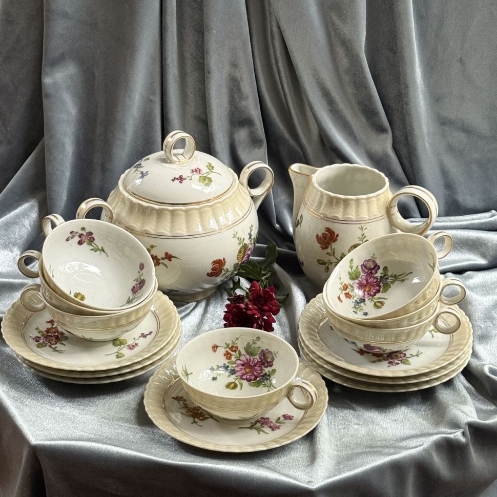 Кофейная пара Limoges Bernardaud​ 130 мл Франция 