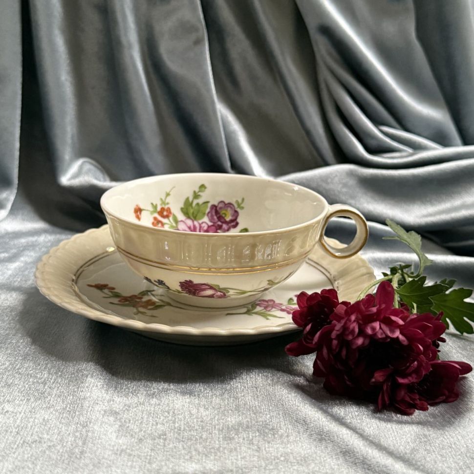 Кофейная пара Limoges Bernardaud​ 130 мл Франция 