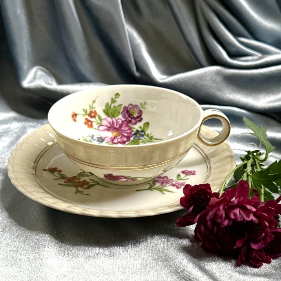 Кофейная пара Limoges Bernardaud​ 130 мл Франция 