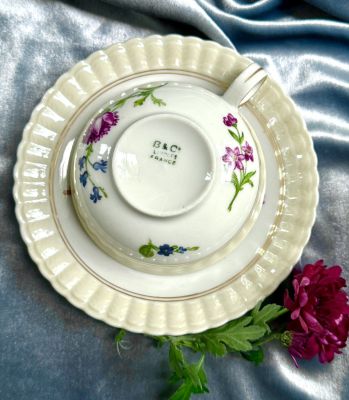 Кофейная пара Limoges Bernardaud​ 130 мл Франция 