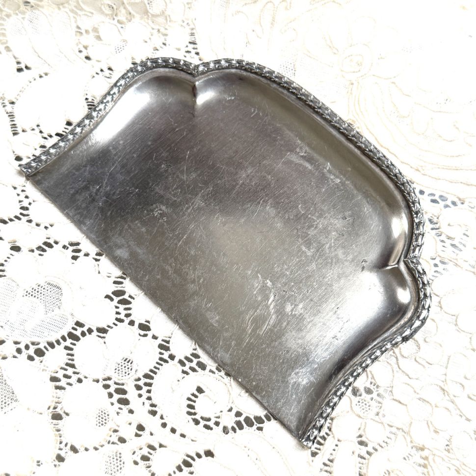 Совок для сбора крошек 13 см мельхиор