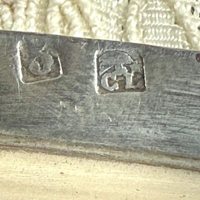 Совок для сбора крошек 13 см мельхиор