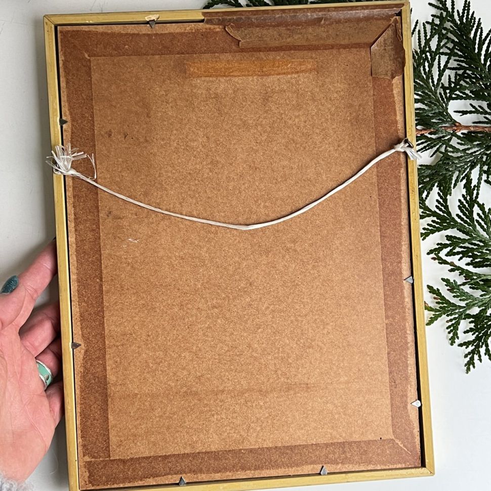 Картина репродукция Солдат 1810 года 23х30 см в раме под стеклом