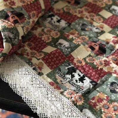 Штора с отделкой тесьмой ручной работы 4 метра