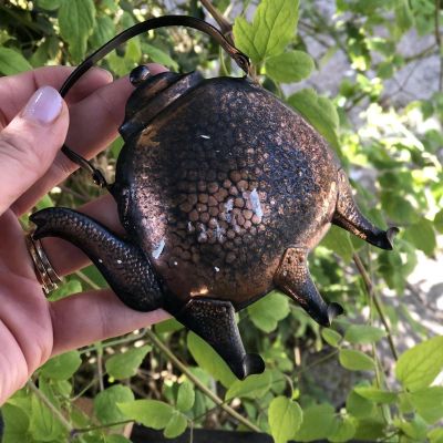 Вешалка крючок Чайник медное покрытие