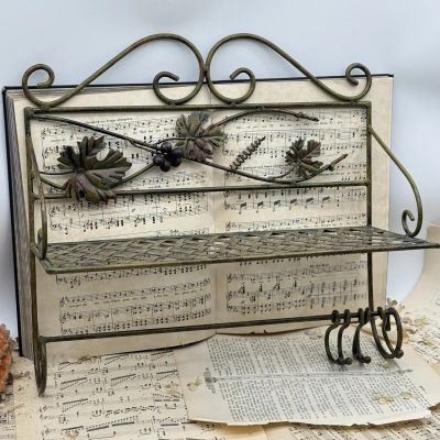 Вешалка настенная Виноград пять крючков 45 см 