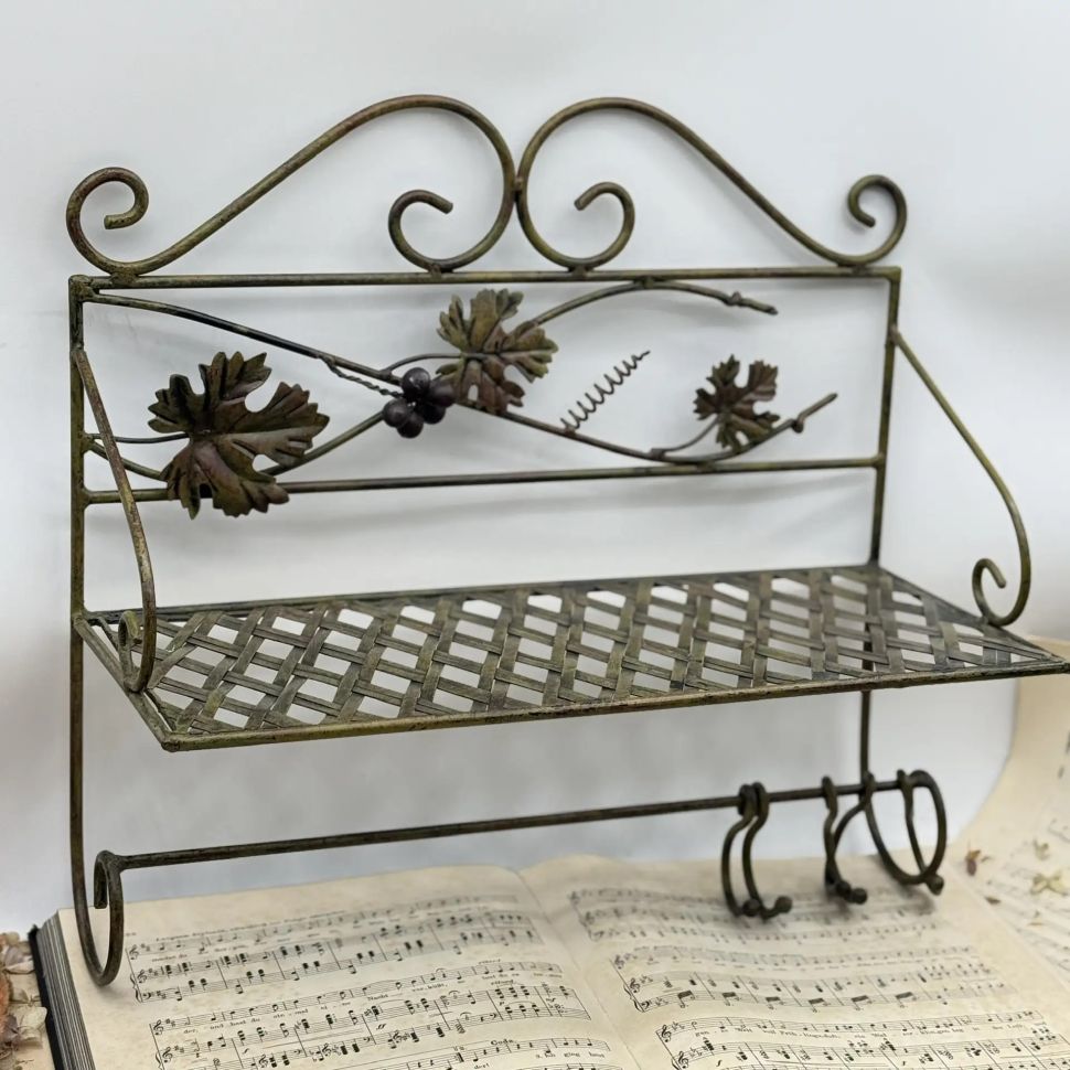 Вешалка настенная Виноград пять крючков 45 см 