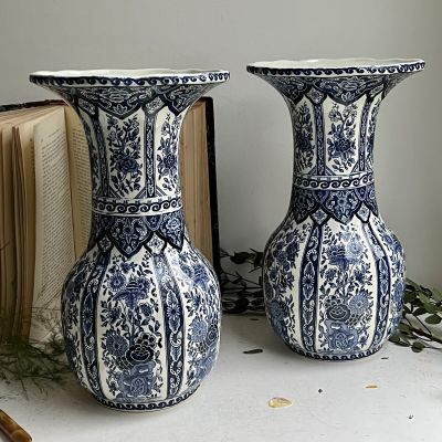 Ваза Delfts by Boch for Royal Sphinx 30 см Бельгия