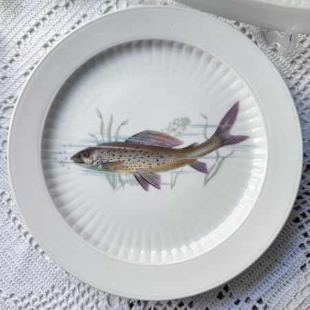 Тарелка Winterling Marktleuthen Рыбы 25 см Бавария