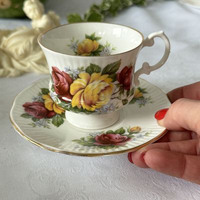 Кофейная пара Queen's Rosina 130 мл Англия