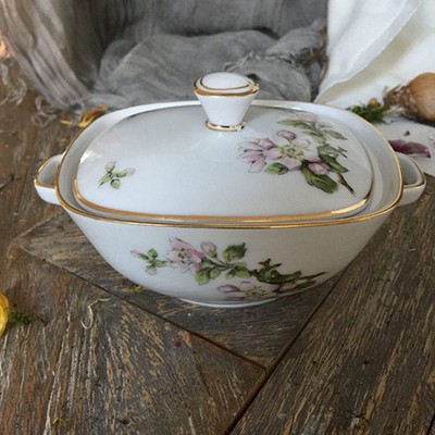 Сахарница Цвет яблони Krautheim Selb Bavaria 20-е гг