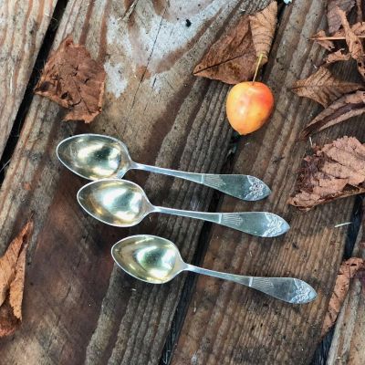 Ложка кофейная 11 см мельхиор