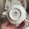 Бульонная пара Sweet Violets Rose Royal Albert 300 мл Англия   