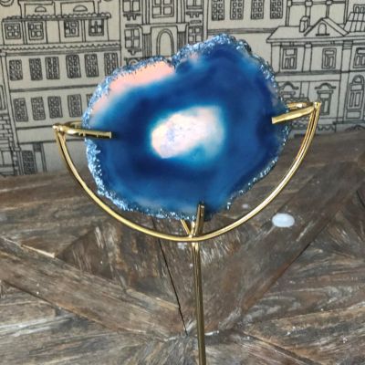 Подсвечник Синяя бесконечность