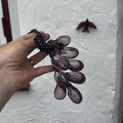 Подвес Виноград цветное стекло 18 см уценка