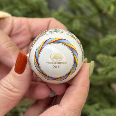 Подвес Яйцо пасхальное Hutschenreuther 7 см фарфор Германия 2011 г.