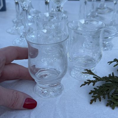 Рюмка Rosenthal Monbijou с узором 80 мл набор 2 шт. хрусталь Германия