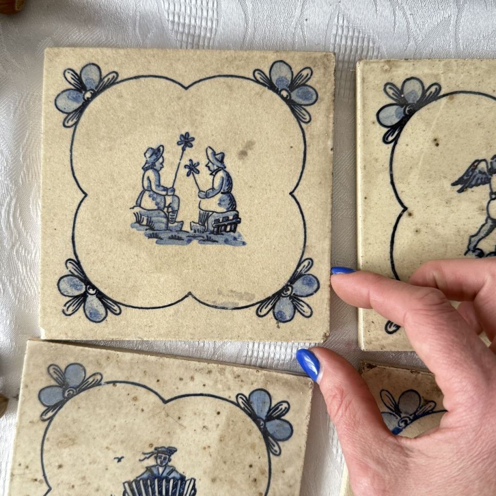 Плитка изразец Delft Праздник 12х12 см Голландия