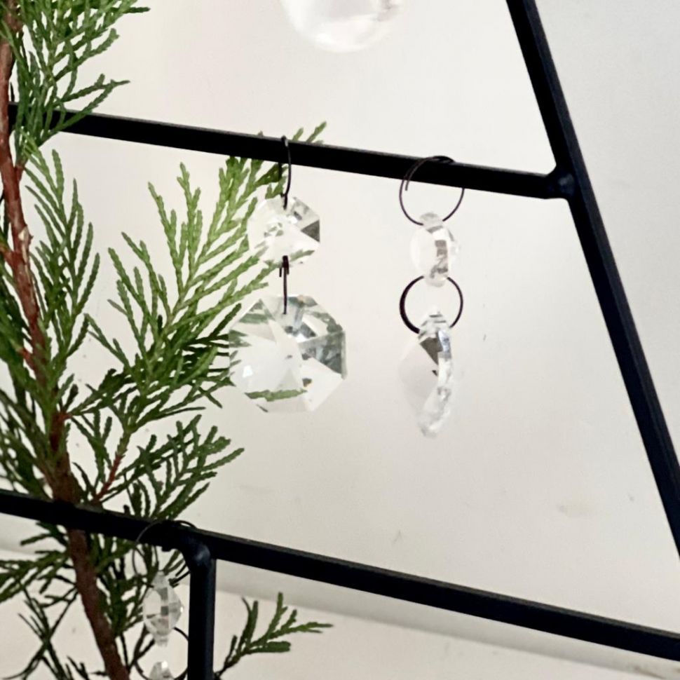 Подвес хрусталик 6 см Круг диамант