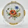Панно Плакетка Kaiser Мейсенский букет 13 см фарфор Германия 