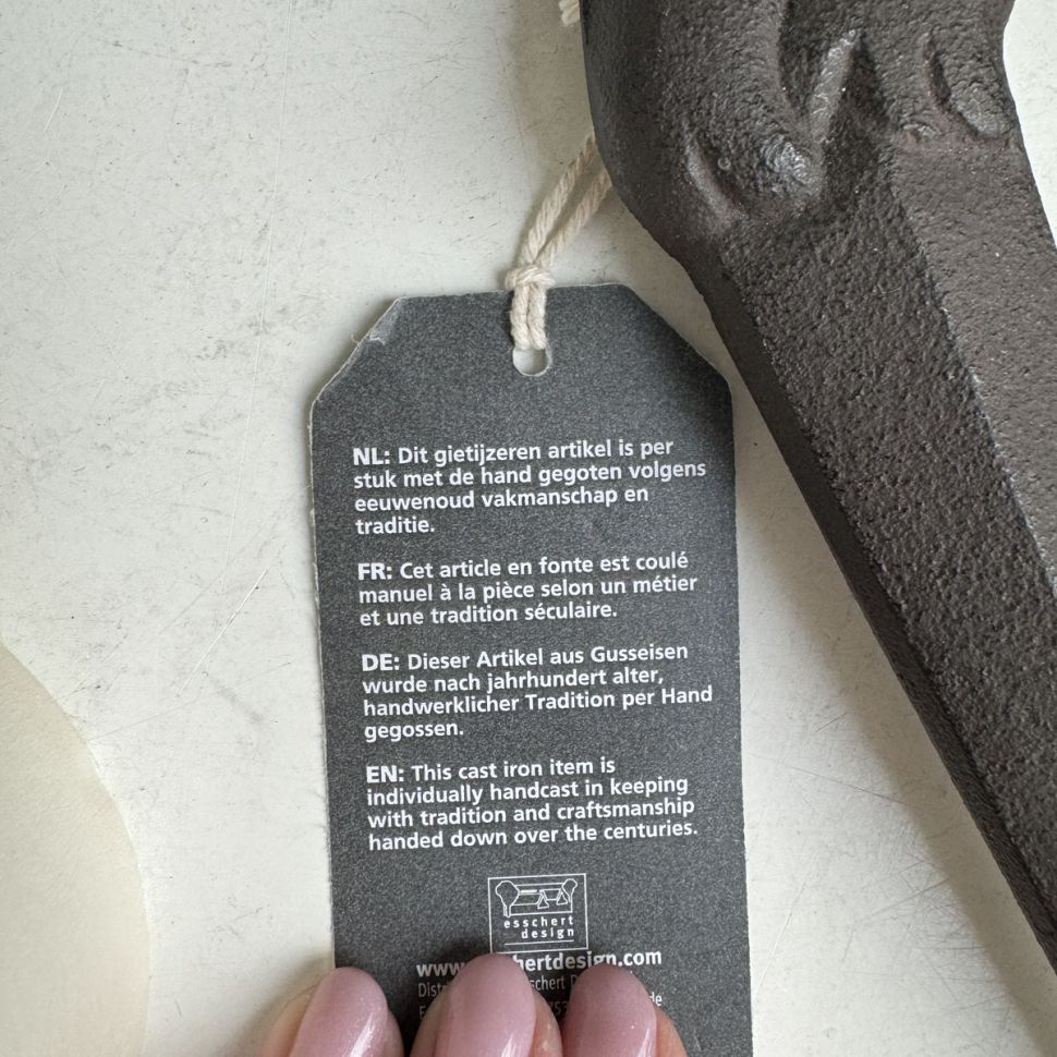 Знак для газона No Dog 32 см чугун