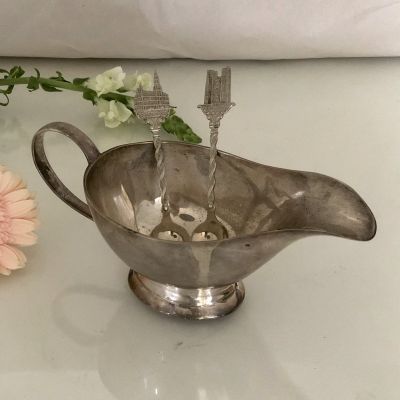 Соусник молочник мельхор