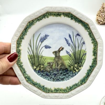 Тарелка Rosenthal Зайцы 17 см Германия