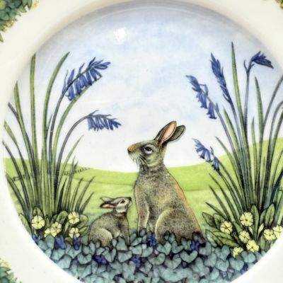 Тарелка Rosenthal Зайцы 17 см Германия