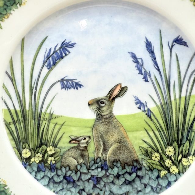 Тарелка Rosenthal Зайцы 17 см Германия