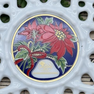 Подвес Звезда рождественский мотив 8 см Hutschenreuther Германия